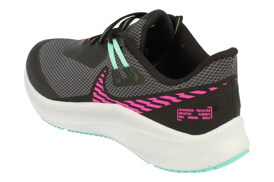Nike Womens Quest 3 Shield Black Trainers - Image 2