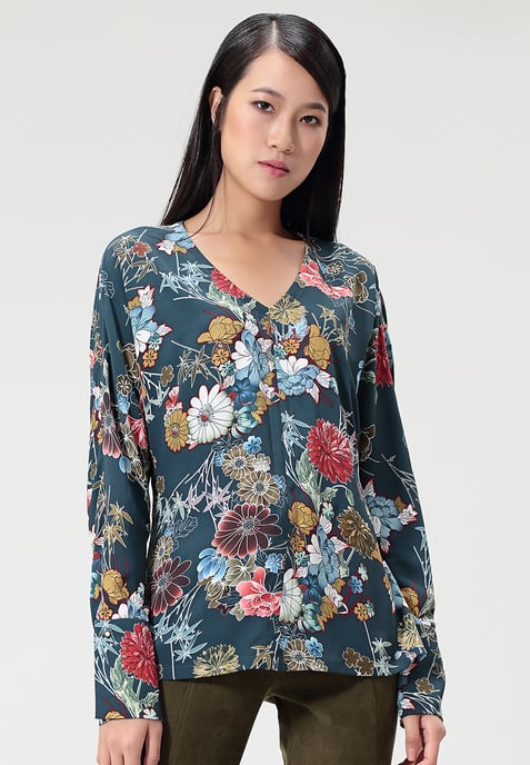 Floral print blouse - Image 5