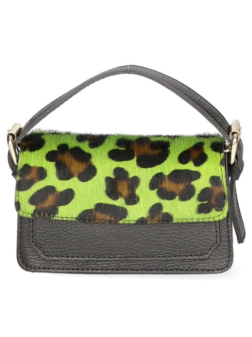 Gave Lux Clutch bag women LEOPARD GREEN