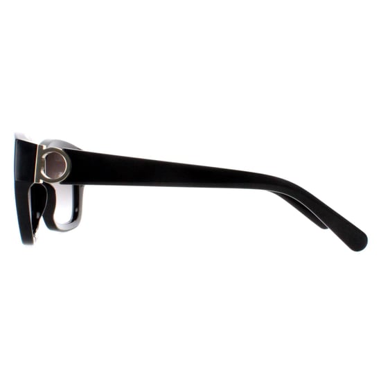 Salvatore Ferragamo Rectangle Womens Black Grey Gradient SF1012S