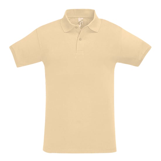 SOLS Mens Perfect Pique Short Sleeve Polo Shirt (Sand) - Image 2