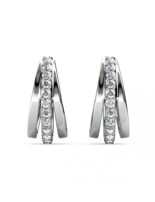 Pendientes Aurielle - Plata y Cristal - Image 3