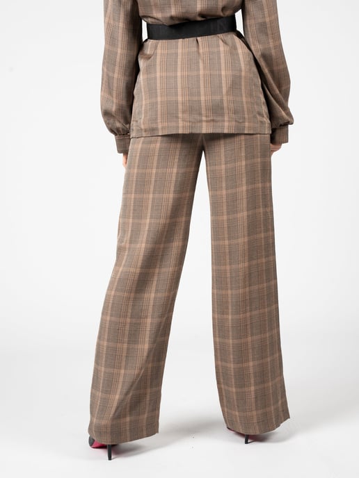 Pinko Pantalones Barile de mujer marrón - Image 4