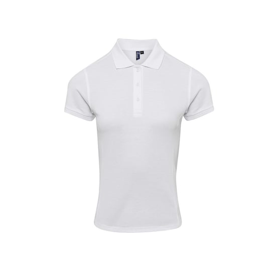 Premier Womens/Ladies Coolchecker Plus Polo Shirt (White) - Image 1