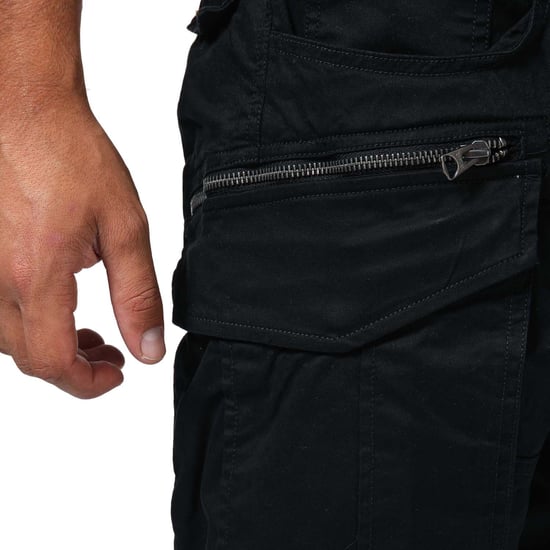 Pantalones Cargo Replay Joe para Hombre en Carbón - Image 6