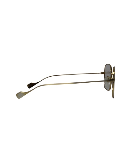 Balenciaga BB0090O 003 Square Sunglasses in Gold Metal - Image 3