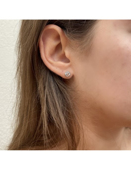 Conjunto Luna con Piedra de Nacimiento - Plata y Cristal - Image 6