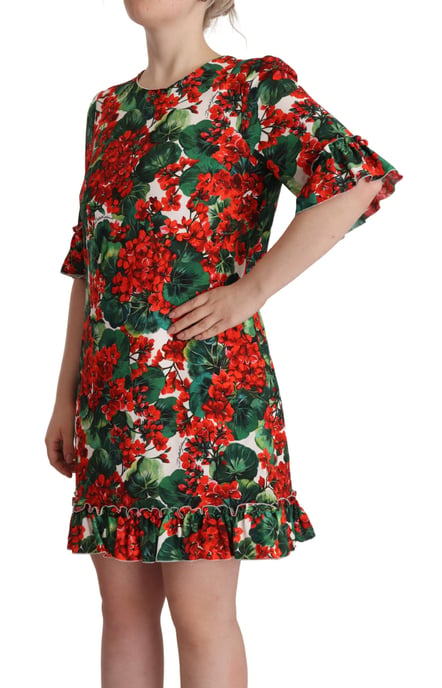 Vestido de Cambio Floral Multicolor Rojo de Dolce & Gabbana para Mujer - Image 2