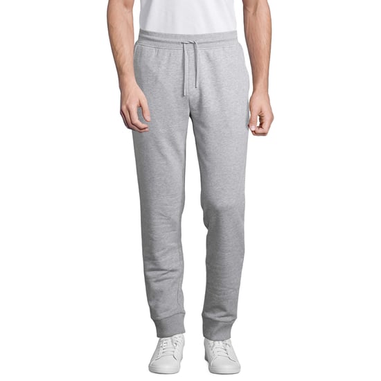 SOLS Mens Jet Melange Jogging Bottoms (Grey Melange) - Image 1