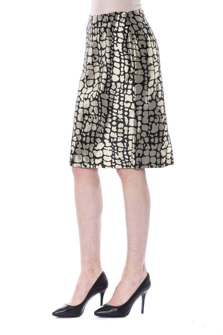 Falda de Viscosa Dorada para Mujer BYBLOS - Image 2