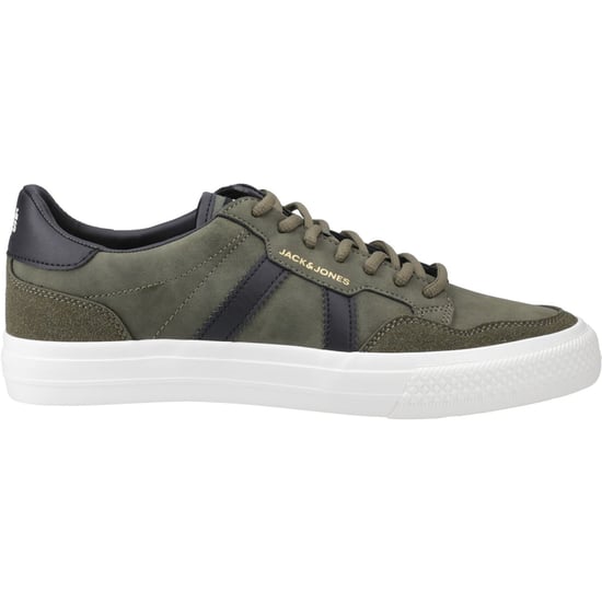 Jack & Jones Morden Special Polyurethane Men's Olive Night Trainers - Image 5
