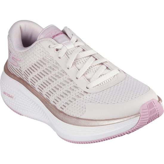 Skechers Performance GO RUN Elevate 2.0 Textile Women's Natural/Pink Trainers - Image 1