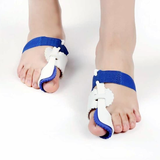Aquarius Orthopedic Foot Bunion Corrector and Straightener, White and Blue