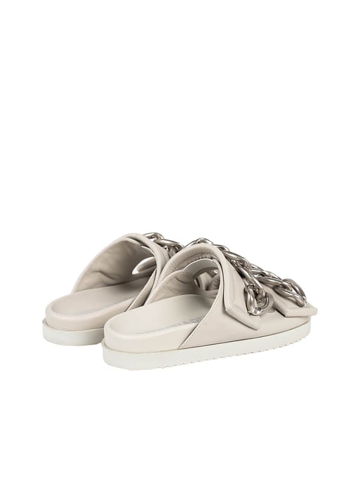 Patrizia Pepe Pantuflas Mujer Gris - Image 3