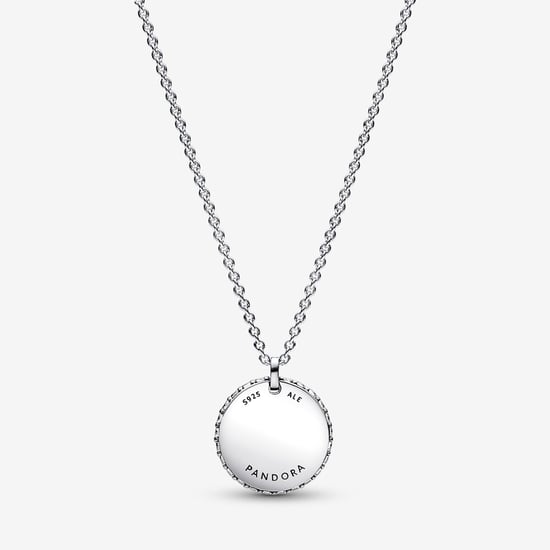 Pandora 'Timeless Pavé' Women's 925 Sterling Silver Chain with Pendant - Silver 392632C01-45