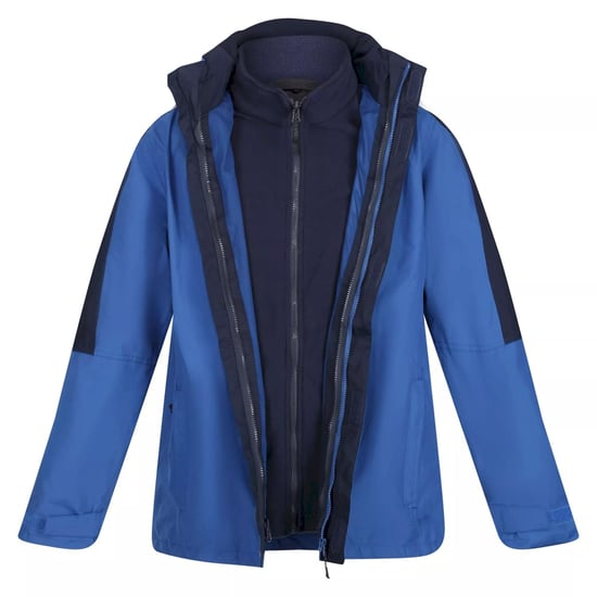 Regatta Defender III 3-in-1 Waterproof Windproof Jacket / Performance Jacket (Royal/Navy)