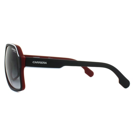 Gafas de sol Carrera Aviator unisex negro blanco rojo gris oscuro degradado - Image 3