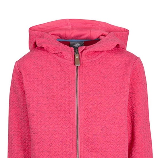 Trespass Childrens/Kids Winnie Marl Hoodie (Pale Pink) - Image 2