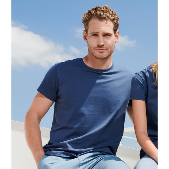 SOLS Mens Crusader Organic T-Shirt (Denim) - Image 4