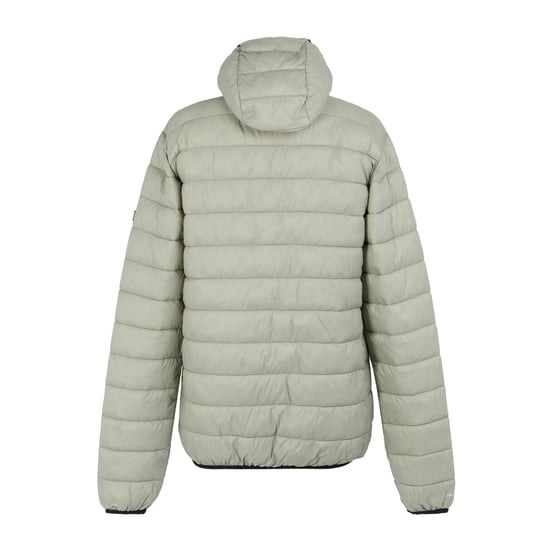 Regatta Mens Marizion Baffled Hooded Padded Jacket (Abbeystone/Nephrite Green)
