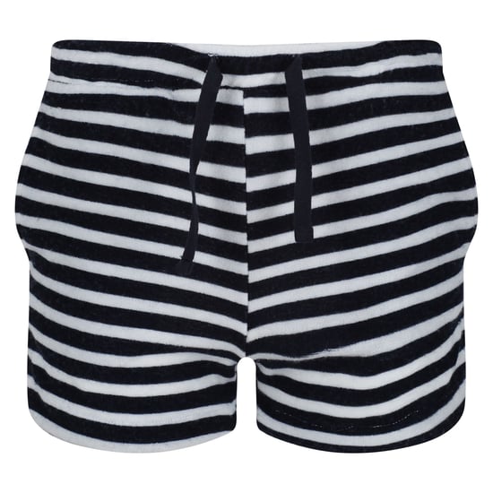 Regatta Childrens/Kids Dayana Towelling Stripe Casual Shorts (Navy/White)