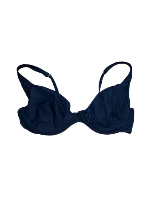 Essentials Moulded Tie Front Top Black