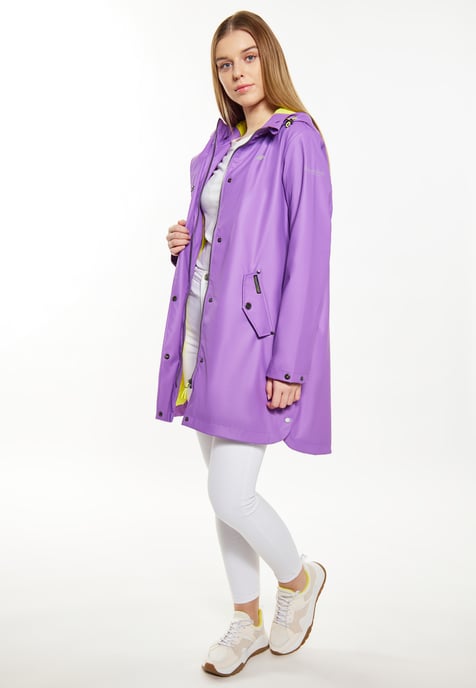 Schmuddelwedda raincoat women purple - Image 2