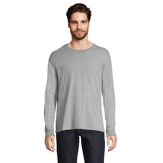 SOLS Unisex Adult Pioneer Melange Long-Sleeved T-Shirt (Grey Melange) - Image 1