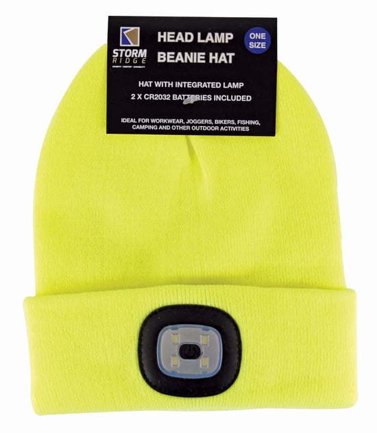 Adultos / Mens Invierno Gorro de punto con LED que brilla la antorcha de luz - Image 2