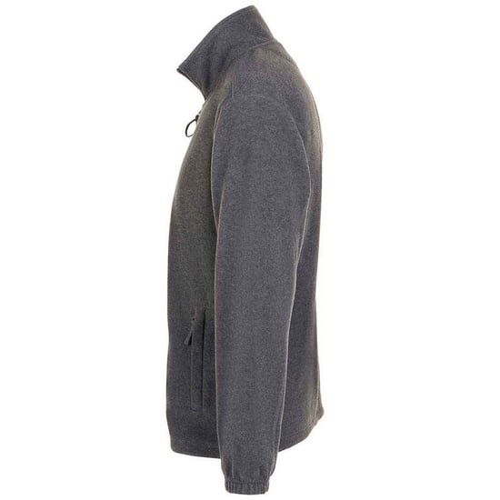 SOLS Unisex Adult North Fleece Jacket (Grey Melange) - Image 3