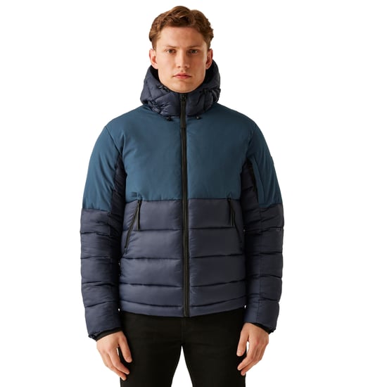 Regatta Mens Laurade Padded Jacket (Moonlight Denim/Navy)