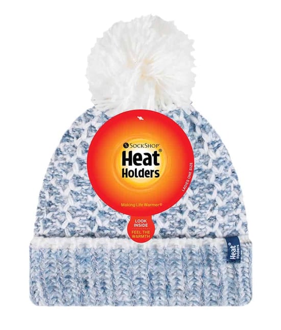 Gorro térmico de invierno para mujer con forro polar y pompón - Image 2