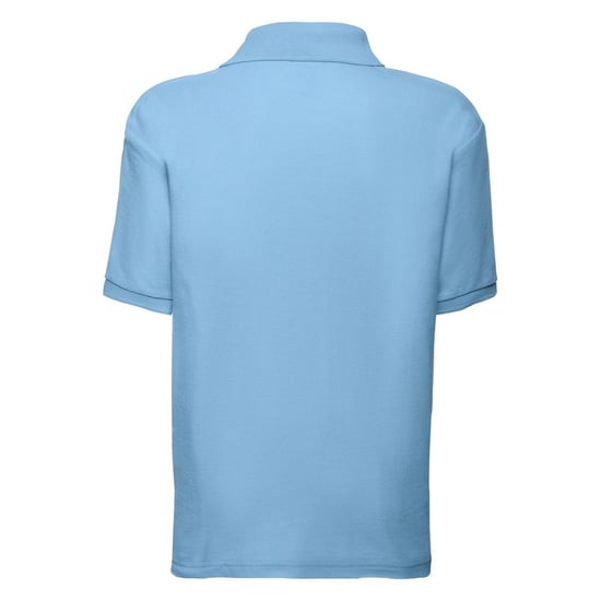 Fruit Of The Loom Childrens/Kids Unisex 65/35 Pique Polo Shirt (Pack of 2) (Sky Blue) - Image 2