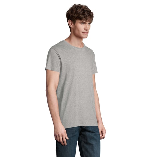 SOLS Mens Crusader Organic T-Shirt (Grey Marl) - Image 5