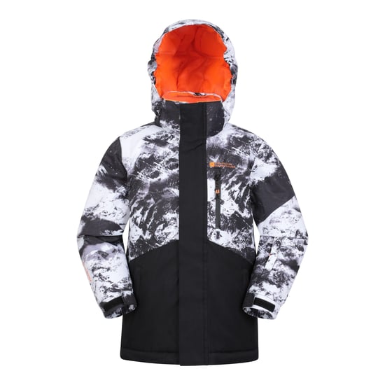 Mountain Warehouse Childrens/Kids Himalayan Abstract Ski Jacket (Dark Grey)
