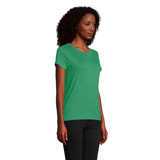SOLS Womens/Ladies Pioneer T-Shirt (Kelly Green) - Image 3