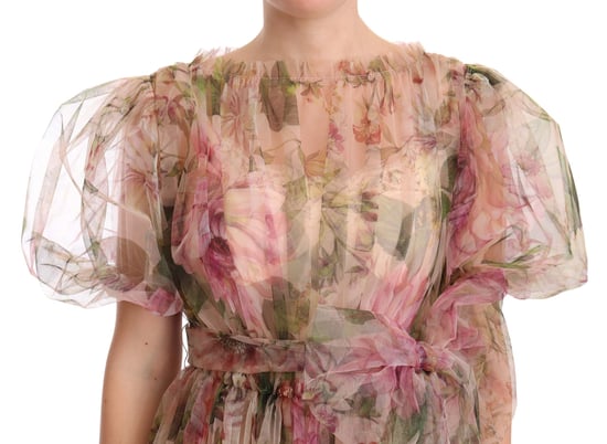 Vestido Largo Maxi con Estampado Floral de Dolce & Gabbana - Image 2