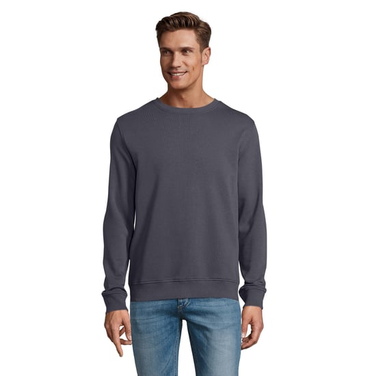 SOLS Unisex Adult Comet Sweatshirt (Deep Charcoal Grey) - Image 1