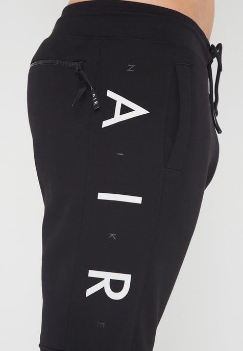 Conjunto de chándal con cremallera y cremallera para hombre Nike Air negro - Image 6