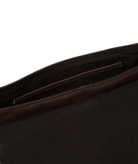 'Ruby' Hot Fudge Nappa Leather Cross Body Bag