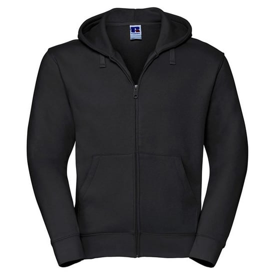 Russell Mens Authentic Full Zip Hoodie (Black) - Image 1