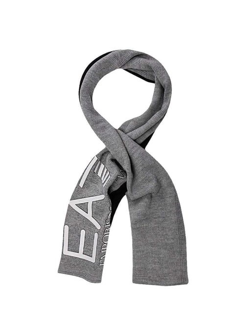 Bufanda EA7 para hombre con relieve del logotipo original - Image 1