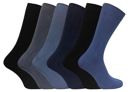 Lote de 6 calcetines de algodón 100% transpirables y de colores para hombre - Image 1