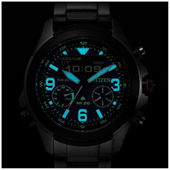 Citizen Promaster Land U822 Men's Silver Watch JV1006-51L - Image 4