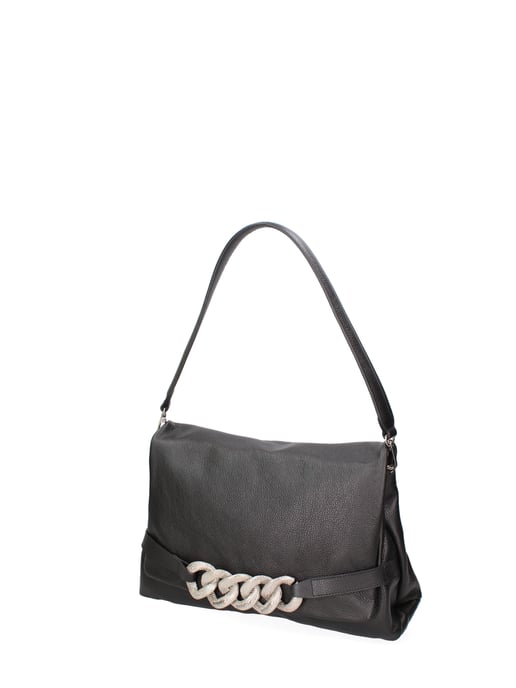 John Richmond Bolso de hombro Mujer BLACK AND SILVER - Image 2