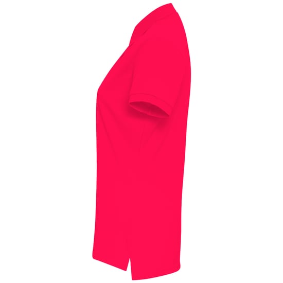 Asquith & Fox Womens/Ladies Short Sleeve Performance Blend Polo Shirt (Hot Pink) - Image 3