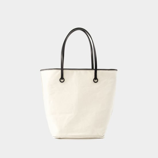 Tote Bag Anchor Tall - J.W. Anderson - Lienzo - Marfil/Negro - Image 3