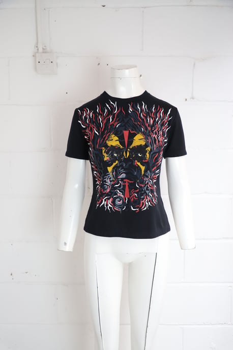 Louis Vuitton Tribal Print T-Shirt in Black Cotton - Image 6