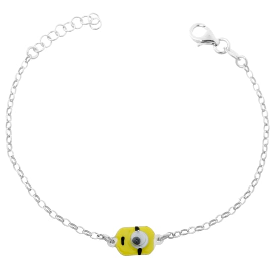 Orphelia 'Minion' Child's 925 Sterling Silver Set: Chain-Pendant + Bracelet - Silver SET-7135/1 - Image 2