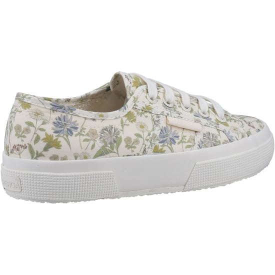 Superga 2750 Floral Print Cotton Women's White/Floral Print Trainers - Image 2